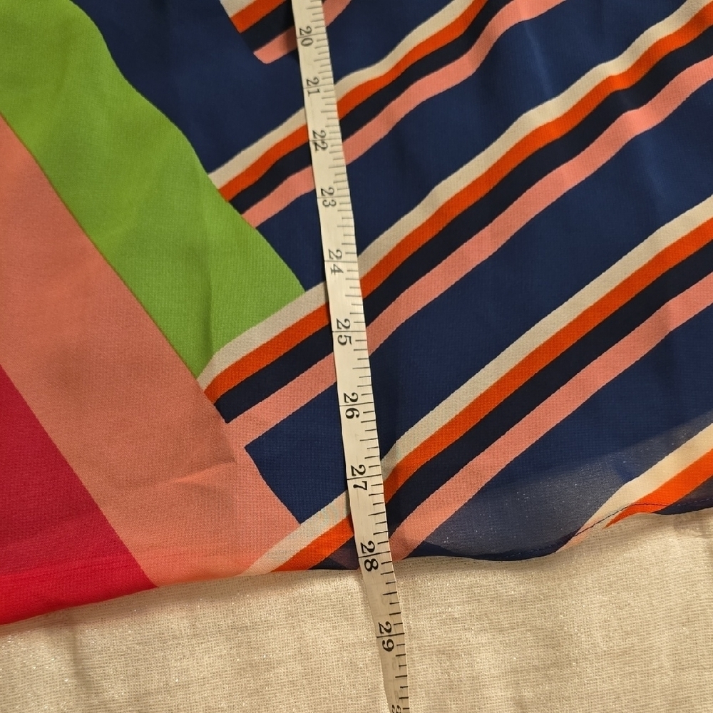 Trina Turk Multicolor Striped Midi Skirt Size M - Picture 10 of 13